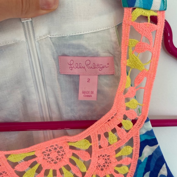 Lilly Pulitzer high neck shift - size 2 - Picture 5 of 9